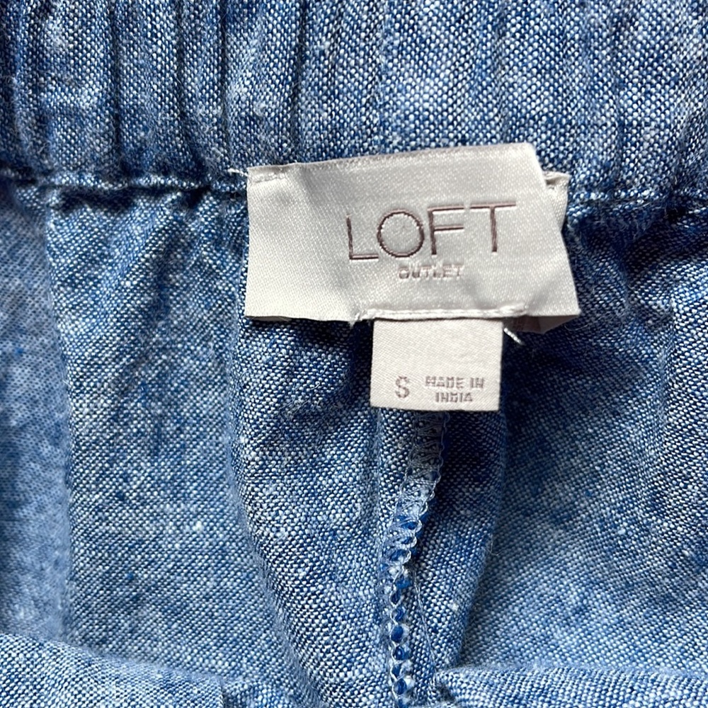 The LOFT Short Linen Skirt- Sz S - Picture 4 of 6